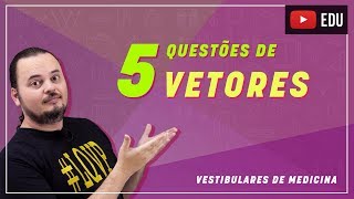 Vetores  versores  operações vetoriais  Questões resolvidas  MED 008 [upl. by Steen276]