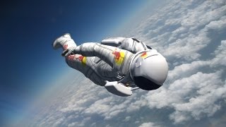 Felix Baumgartners supersonic freefall accident  with After Efects   free use [upl. by Benzel]