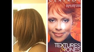 Clairol Textures And Tones Hair Color System Review And Application Afo Textured Hair [upl. by Longan]