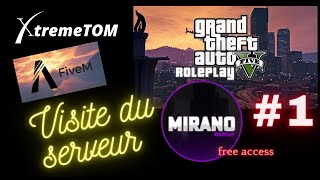 Je visite des serveurs Gta RP Episode 1 Mirano RP [upl. by Carrie]