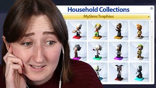 I collected EVERY MySims trophy in The Sims 4 [upl. by Pallua]