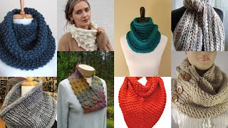 Crochet Button Cowl Super Bulky Boston Harbor Scarf Chunky wool blend functional button cowl [upl. by Littell398]