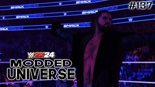 WWE 2K24 Modded Universe Mode Episode 137 SmackDown [upl. by Eelyme]