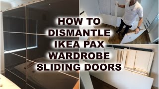 IKEA PAX WARDROBE DISMANTLING [upl. by Tsuda560]