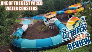 Cutback Review Water Country USA ProSlide Rocket Blast  One of the Best Paced Water Coasters [upl. by Llerrehs]