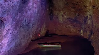 Exploring Wookey Hole Caves in the dark [upl. by Aisatsanna]