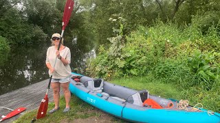 Early Morning on the River Stour ITIWIT X100 kayak [upl. by Henrion105]