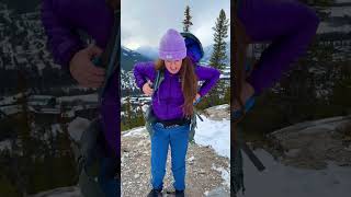 Grwm to hike with my Thule Sapling Child Carrier outdoorkids outdoorfamilies hikingwithbaby [upl. by Atok]