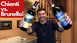 Tasting Sangiovese Chianti vs Brunello and Whats quotSuper Tuscanquot wine Wine 39 of 52 [upl. by Mori]