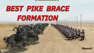 Best Pike Brace Formation  Bannerlord [upl. by Siriso284]