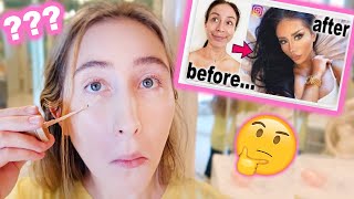 I followed Amber Scholls Catfish Makeup Tutorial [upl. by Ssej419]