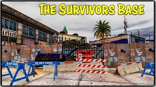 GTA 5 Zombie Apocalypse Ep 4  THE SURVIVORS BASE New Mod ShowcaseSkit [upl. by Nalyorf]