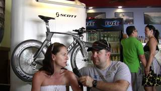 Age Grouper Alice McClure Post 2010 Ironman World Championship Interview [upl. by Brawner]