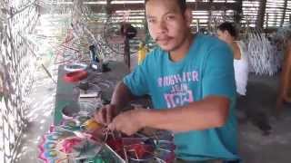 Making Philippine Christmas Lanterns  Filipino Parols [upl. by Atsilac]