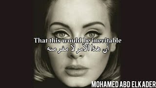 Adele  Million Years Ago مترجمة [upl. by Ribak]