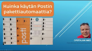 Miten noudan paketin Postin pakettiautomaatista [upl. by Ahseikal]