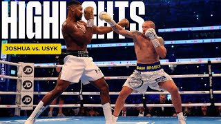 Oleksandr Usyk vs Anthony Joshua 1 FIGHT HIGHLIGHTS [upl. by Aluk]