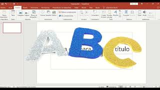 HACIENDO MOLDES PARA LETRAS EN POWERPOINT  TUTORIAL [upl. by Asle]