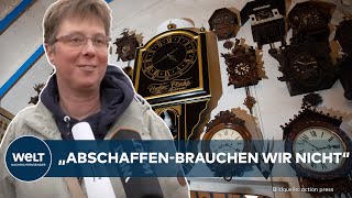 UHRUMSTELLUNG AUF WINTERZEIT Wer hat an der Uhr gedreht Braut es das noch Ihre Stimme [upl. by Atiniuq]