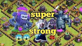 TH15 super titan yeti pekka smash attack strategy  th15 delete easily  clash of clan [upl. by Akirderf]