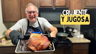 Cómo hacer el mejor Pernil Asado con la piel Crujiente y Jugosa Pierna Asada a lo Cubano [upl. by Anived]