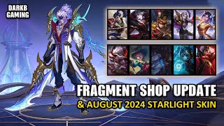 August 2024 Starlight Skin  Fragment Shop Update June 2024  Mobile Legends [upl. by Atiner543]