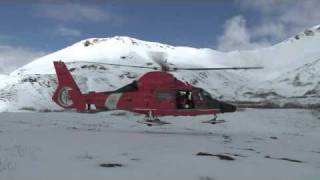 Air Station Kodiak ski sled training [upl. by Annayk]