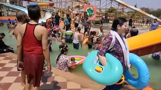 Ajwa nimeta water park Fun World ride entry fees ticket price Vadodara 2018 [upl. by Ayotl456]