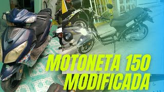 Así Se Modificó Motoneta 150 🛵 [upl. by Sion]