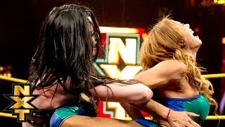 Paige vs Sasha Banks WWE NXT March 13 2014 [upl. by Cleveland317]