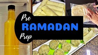 Ramadan PrePrep  Perfect Homemade Spring Roll Sheets Frozen Paratha Orange Lemon Squash [upl. by Seroka963]