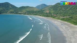 Praia Dura  Imagens Aérea  Curiosidades de Ubatuba [upl. by Rodolph]