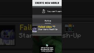 Failed Minecraft video [upl. by Rudiger]