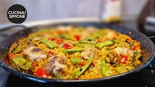 Paella Velenciana  Ricetta tradizionale originale [upl. by Olihs441]