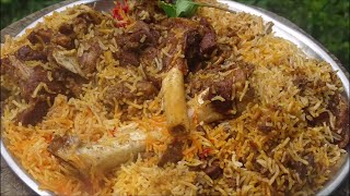 Mutton MeetBiryani recipe बकरे कामटन बिरयानी रेसिपी बकरे का मीट की विधि बनाने का तरीका [upl. by Stilu727]