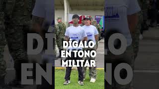 Dígalo en tono MILITAR 😂💖 juakinsaenz [upl. by Nnayr]