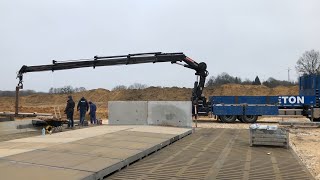 Chantier fosse caillebotis vaches laitières [upl. by Yajeet]