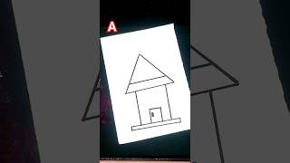 easy drawing with Letter A  Letter drawing letteringart easydrawingshorts viralvideo creative [upl. by Kaczer177]