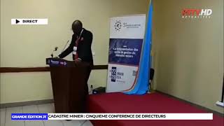 5ème conférence des Directeurs élargie aux Chefs de Département du Cadastre Minier RDC CAMI [upl. by Eimareg]