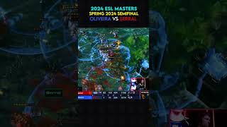 Oliveira vs Serral  Semifinal ESL SC2 Masters Spring 2024 Shorts Starcraft Highlight 30 [upl. by Suelo]