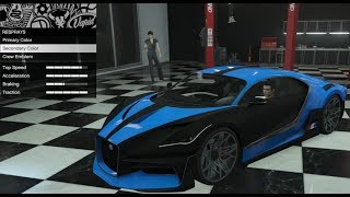 GTA 5  DLC Vehicle Customization  Truffade Thrax Bugatti Divo and Review [upl. by Camellia494]