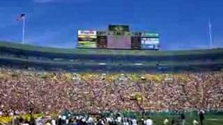 Lambeau Field Flyover 91706 [upl. by Granoff]