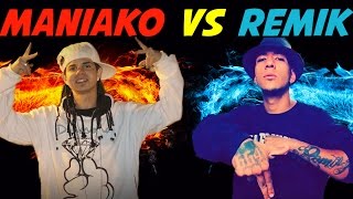 ConecTV ►Maniako vs Remik Gonzalez  Golpean a maniako Pinche Mara vs Maniako c kan vs mc davo [upl. by Aicargatla]