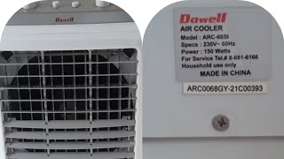 IPAPAKITA KO SA INYO PAANO MAGLINIS NG AIR COOLER DOWELL [upl. by Beckie]