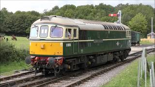 Trains at Swanage steam railway amp at Norden 24th August 2017 [upl. by Kunkle]