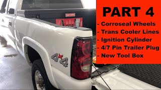 Work Truck  Part 4 Corroseal Review Trans Cooler Lines Ignition Lock Cylinder 7 Pin Tool Box [upl. by Dupaix103]