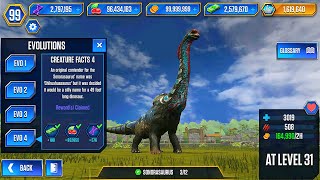 SONORASAURUS UNLOCKED TO BATTLE SONORASAURUS  JURASSIC WORLD THE GAME [upl. by Cade]