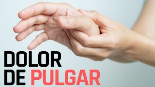 Eliminar Dolor De Pulgar  Rizartrosis [upl. by Ycnay]