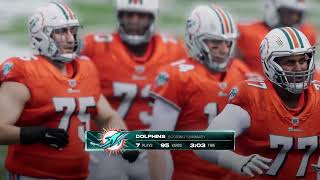 Madden 25  Tyreek Hill Leads Dolphins into Lambeau VS Packers in Snow Game [upl. by Ahsead]