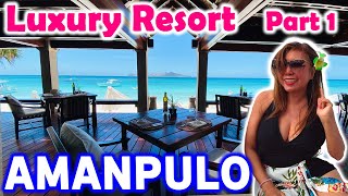 038 AMANPULO 2023 part 1  Luxury resort in Philippines [upl. by Desdamonna262]